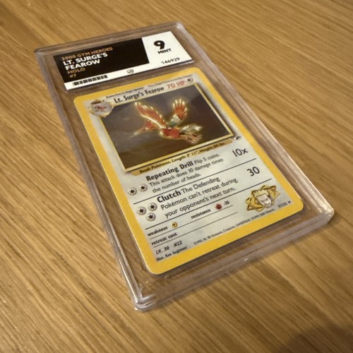 Lt. Surge's Fearow (Unlimited) graded ACE 9 for sale on eBay