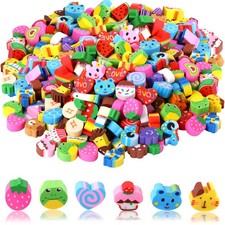 150 Mini Erasers for Kids Bulk, Cute Animal Pencil Erasers  Fun Classroom