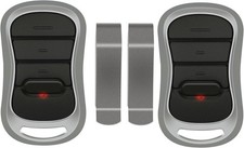 2-Pack Genie Garage Door Opener Remote G3T-A/G3T-R/G3T-BX, 2X G3T-BX, Gray