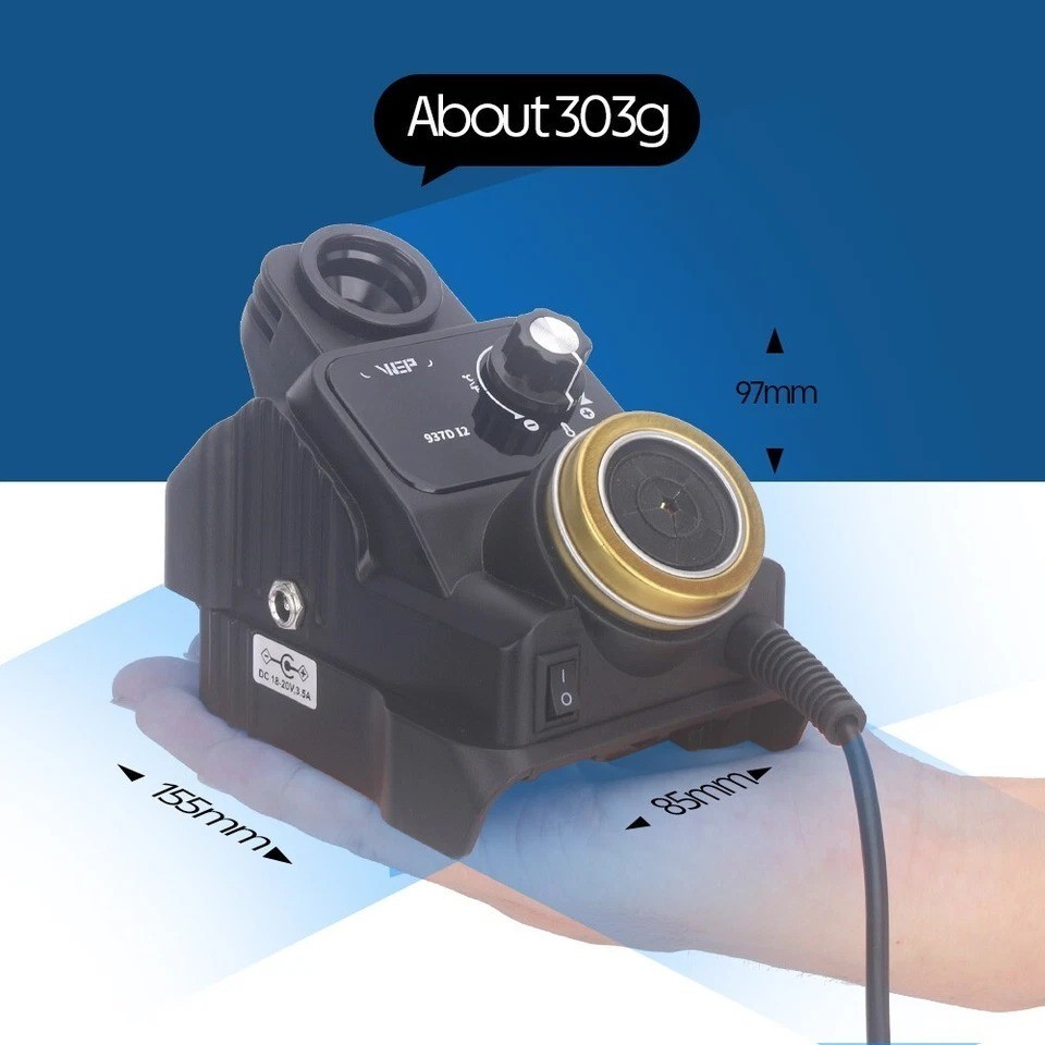 WEP 937D-I Cordless Digital Soldering Iron Station for Milwaukee 18V Battery