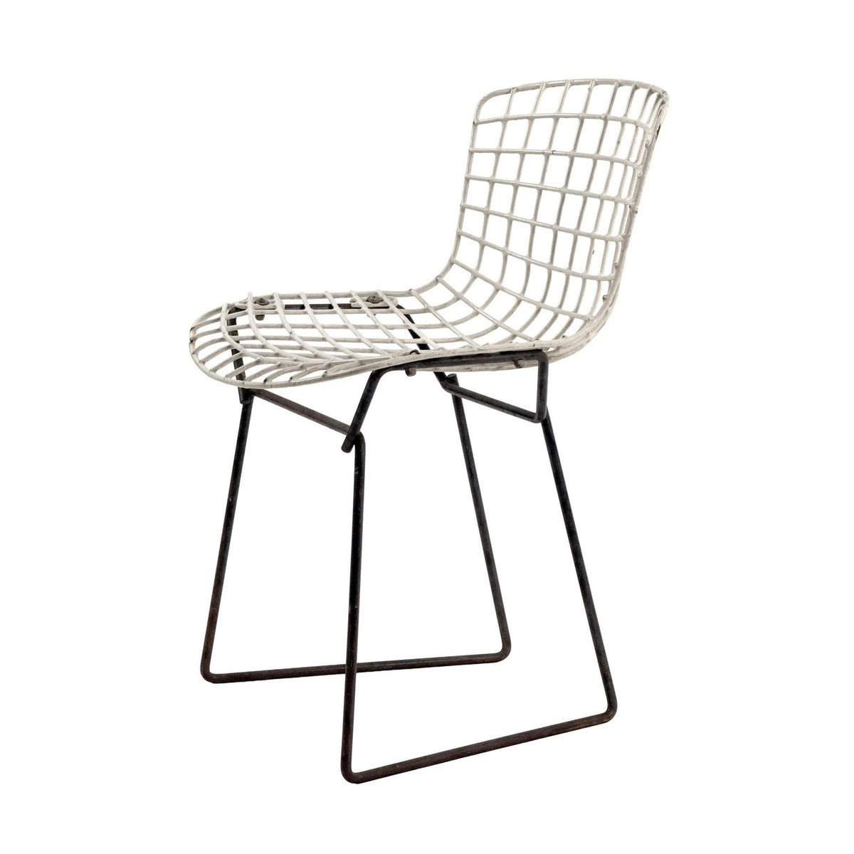 Vtg 1950s Knoll Harry Bertoia Child Size Wire Side Chair 425 625