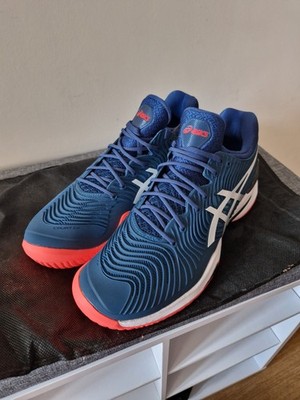 Asics Court FF2 Tennisschuhe Brandneu Novak Djokovic Größe EU41,5 US8 Makao Blau