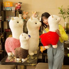 80Cm Lovely Alpaca Plush Toy Japanese Alpaca Soft Stuffed Cute Sheep Llama Anima