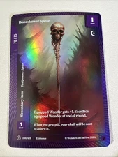 Wonders of the First - Boneskewer Spear -236/401-OCM 70/75