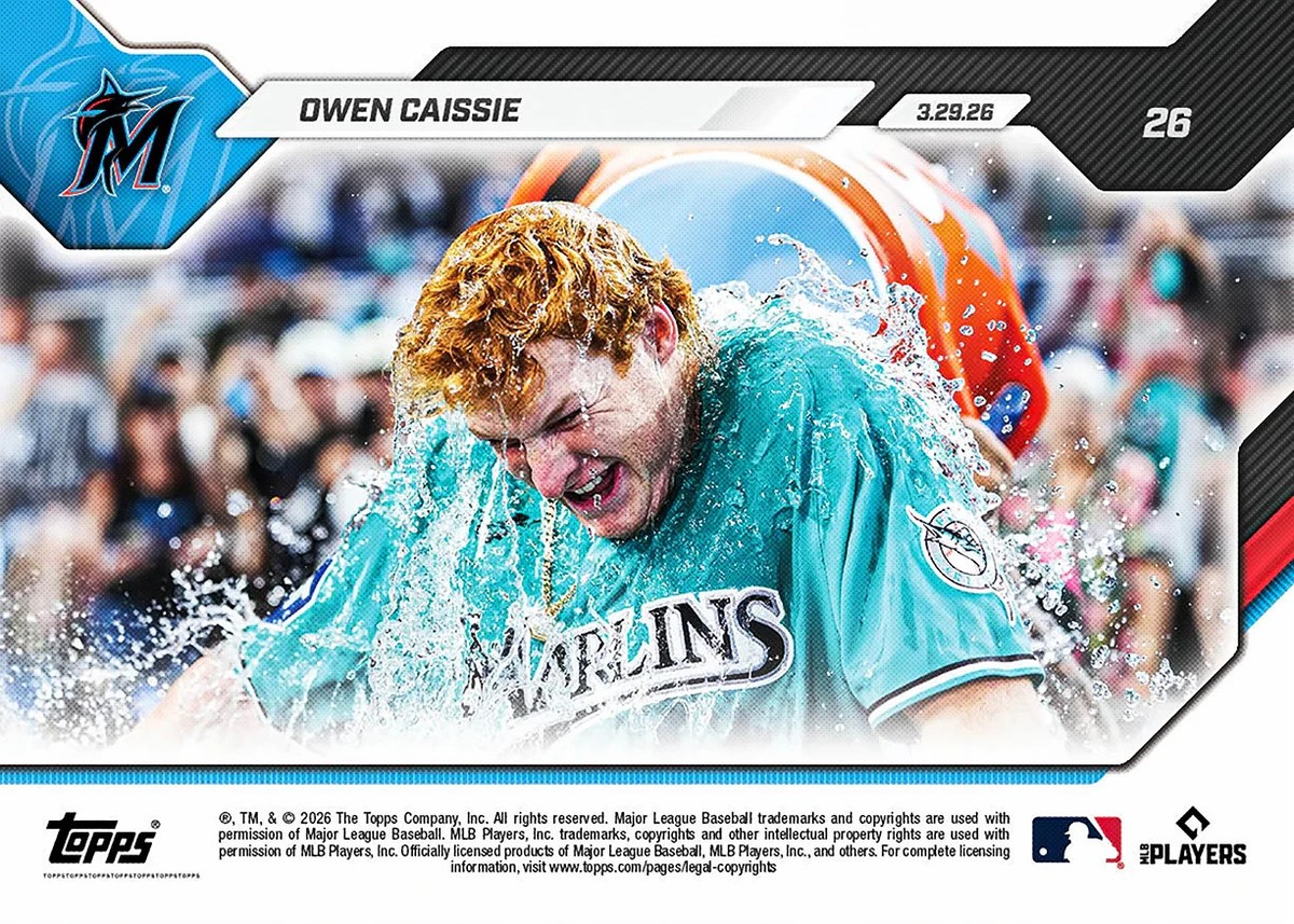 TOPPS MLBカード BOWMAN'S BEST OWEN CAISSIE SAN DIEGO PADRES #B20-OC 送料無料 中古 IT2 Owen Caissie RC 1st Marlins HR - 2026 MLB Topps NOW - Card 26 | eBay