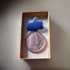 DDR Joh.Heinr.Pestalozzi Medaille Buntmetall bronze 
