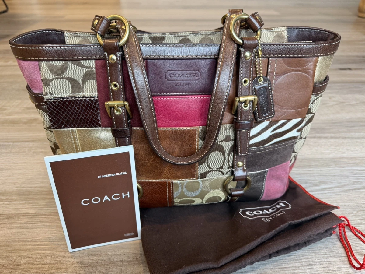 Coach Patchwork Zip Shoulder Bags for Women for sale | eBay