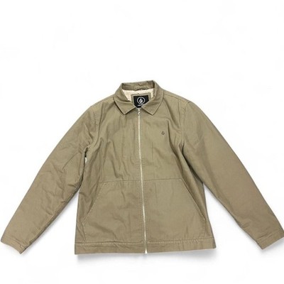 Volcom Sherpa Lined Canvas Workwear Jacket