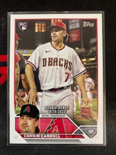 2023 Topps Update Corbin Carroll Rookie #US244 Arizona Diamondbacks