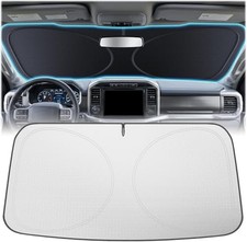 Windshield Sun Shade for Ford E  Dodge Grand Caravan, 2XL 75"x 37" 