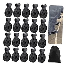 ,Sunscreen Net Clips Heavy Duty Plastic Lock Grip 20pcs Shade Cloth Clips