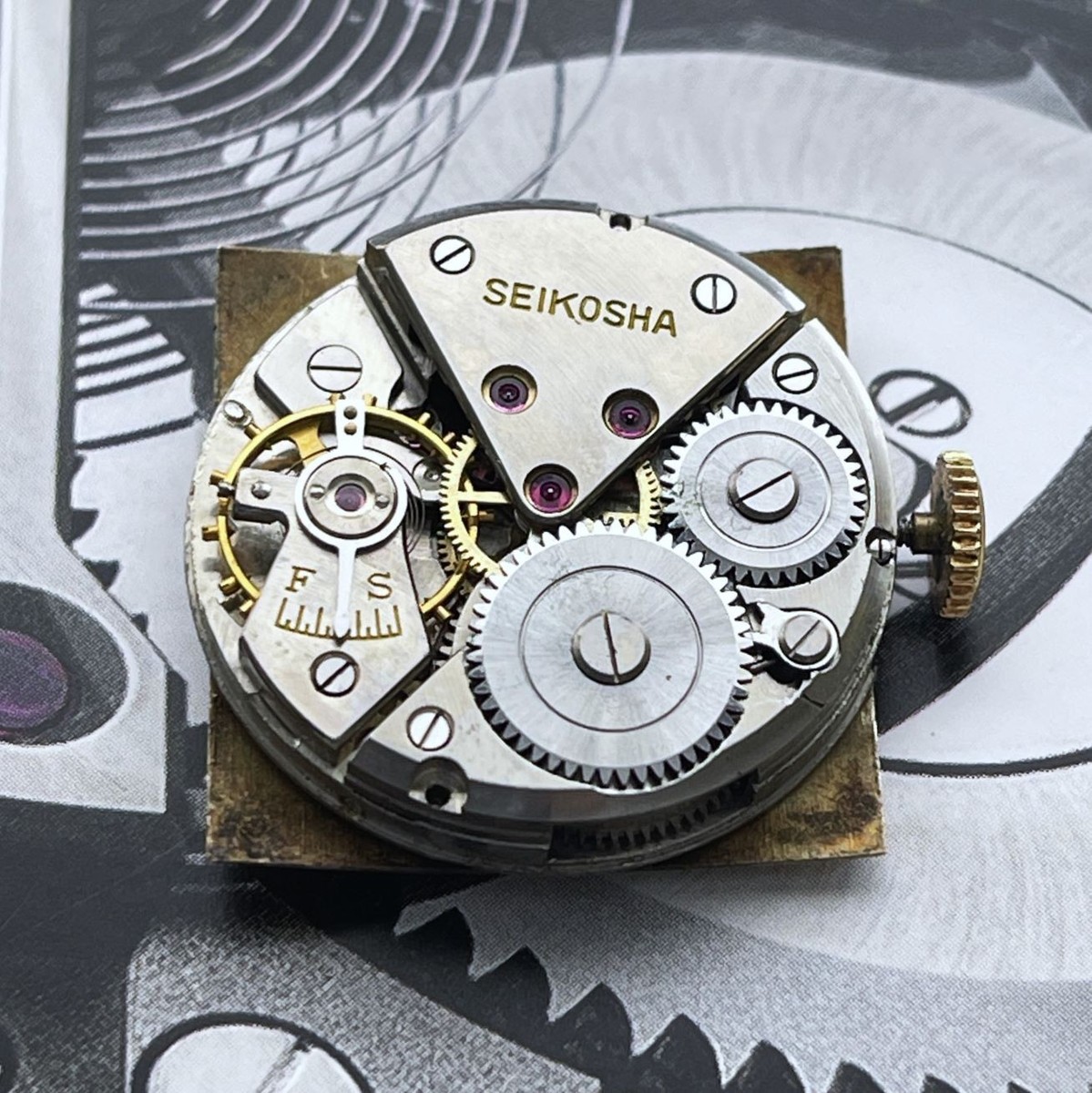 美品 1950年代 ヴィンテージ SEIKO セイコー メンズ 腕時計 14K SEIKO 1950年代 ヴィンテージ】 SEIKO UNIQUE (セイコー ユニーク S