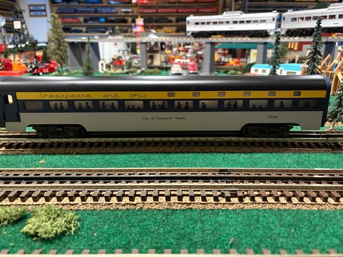 MTH MT-6602 Chesapeake & Ohio - Juego adicional de 3 rieles de aluminio pintado | Zustand: Used