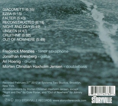 MORTEN HAXHOLM QUARTET - EQUILIBRIUM [DIGIPAK] NEW CD