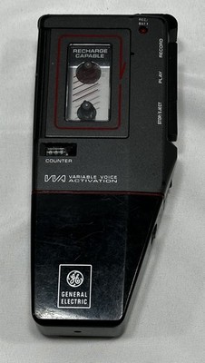 GE 3-5336A Micro-Plus Voice Activated Microcassette Recorder - Not Tested
