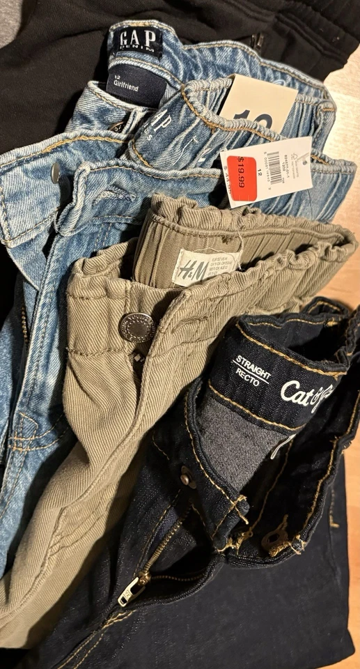 Conjunto de 9 Pantalones para Niñas/Adolescentes Talla 10-14 Gap Old Navy Cat&Jack Usados Foto 2 de 3