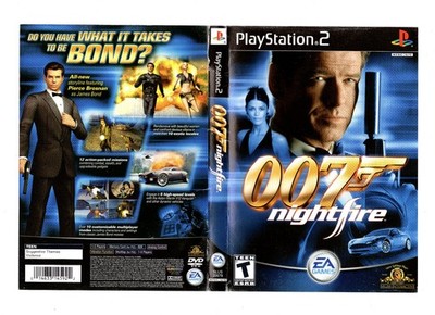 007 Nightfire Night Fire James Bond PS2 Playstation Replacement Cover Artwork