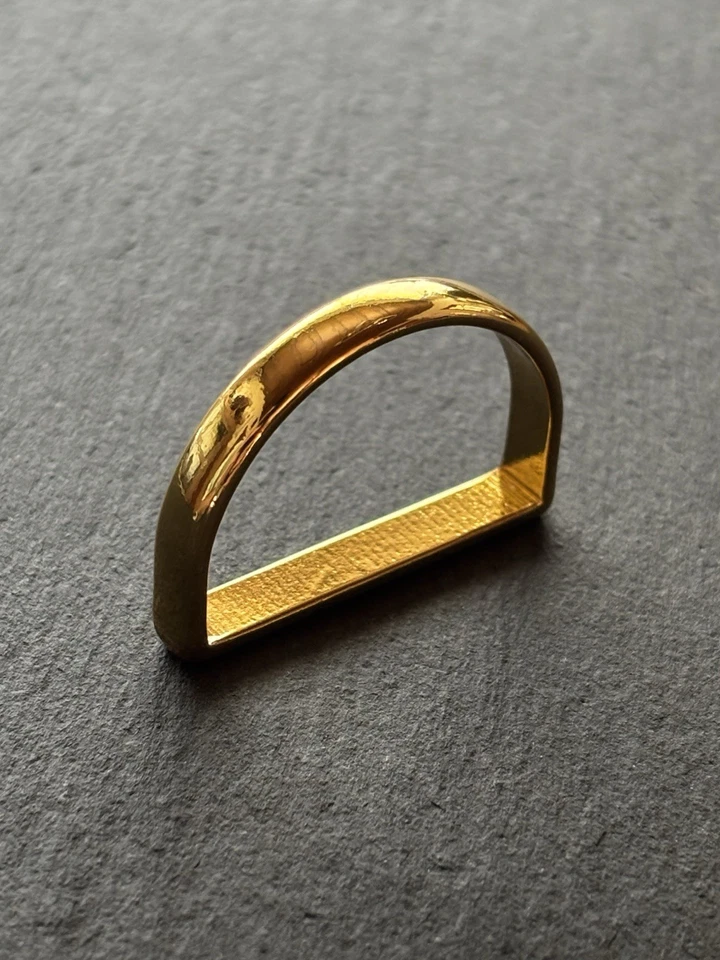 Serviettenringe Gold | Edelstahl | 6 Stück | Tischdeko Elegant | Hochzeit Deko - Bild 2 von 4