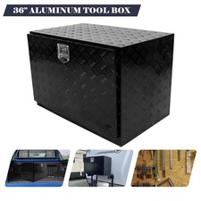 36x24x25 Aluminum Trailer Tool Box Utility Tool Storage Boxlock Heavy Duty
