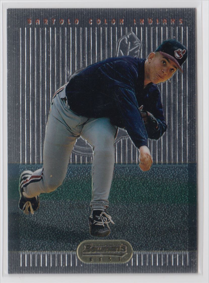 1995 Bowman's Best Blue Bartolo Colon Rookie Cleveland Indians #73