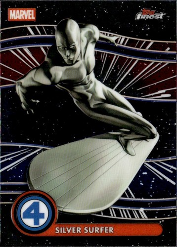 Silver Surfer – 2026 Topps Finest Fantastic Four · Base Cards Uncommon #077 Silver Surfer