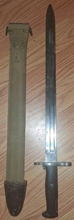WORLD WAR I KNIFE US BAYONET SA 1906 SER# 122501 SPRINGFIELD ARMORY M1905? RARE