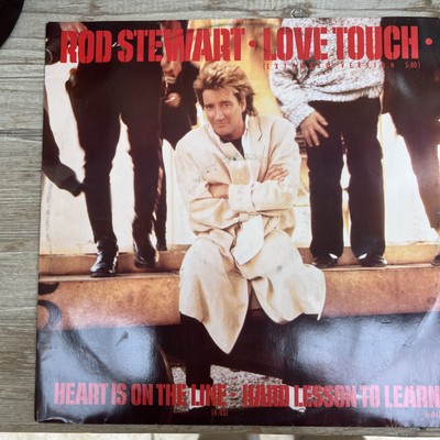 Rod Stewart - Love Touch 12'' Maxi Vinyl Single 1986 VG+/VG+