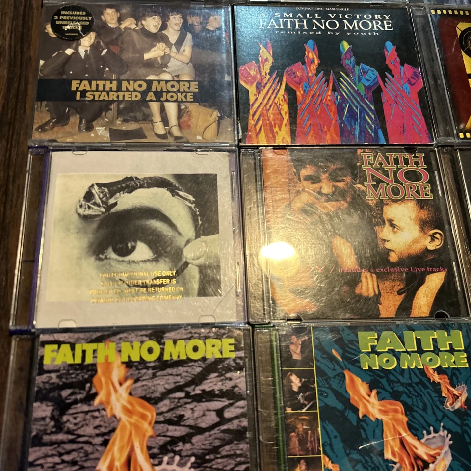 Faith No More Cd Lot Singles, Full Cd Promos 23 Items Live Album More Foto 4 de 4