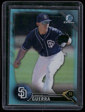 2016 Bowman Draft #BDC-181 Javier Guerra Chrome Sky Blue Refractor