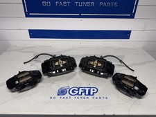 2008-2017 Subaru Wrx Sti Oem Black Brembo Brake Calipers Set Front Rear Lh Rh