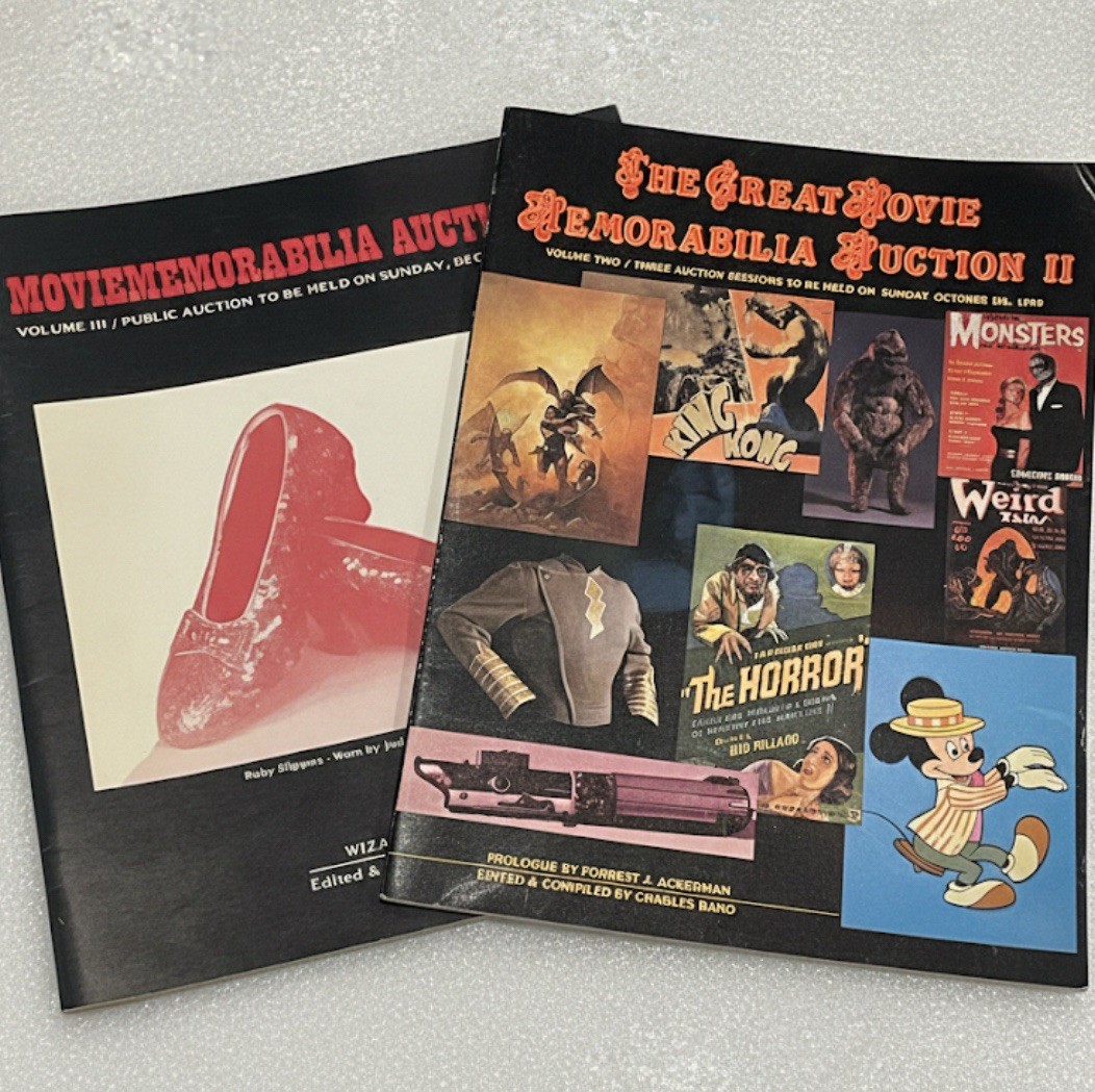 1980 great movie memorabilia auction catalogs vol ii & iii charles band