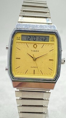 New Timex Q Timex 1982 Reissue Quartz Analog-Digital Men's Watch
