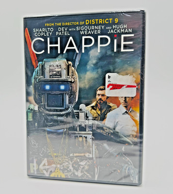 Chappie 2015 Promo DVD Sigourney Weaver Hugh Jackman Robot Sci-Fi NEW SEALED