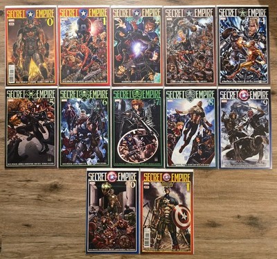 Secret Empire 0-10 & Omega (2017) Marvel Captain Hydra