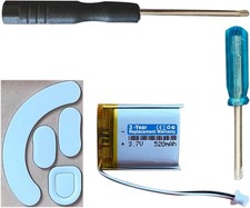 520mAh High Capacity Battery Compatible with Razer DeathAdder V3 Pro Gaming