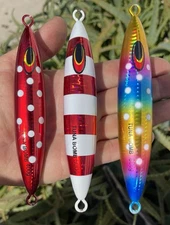 400. 500 600g BLUEFIN TUNA KNIFE JIGS - 16 Oz Eddie Bomb  Heavy Bft Nighttime