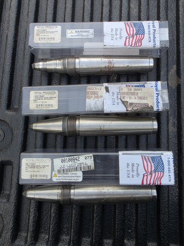 THREE (3) Royal 11541 4MT Carbide Tipped CNC Threaded Dead Center - Picture 2 of 5