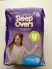 Sleep Overs Youth Underwear X-Large 85-140 lbs 22 Count 1 Pack Garments