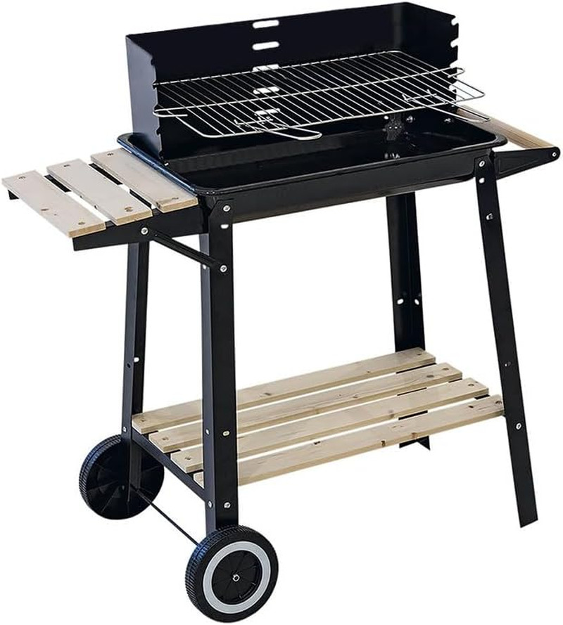 Griglia a Carbone Professionale 53x33x85 cm in Metallo - BBQ Portatile
