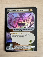 Orange Energy Blast # 1 Dragon Ball Z 2001 TCG N.Mint Vintage Holo Foil  