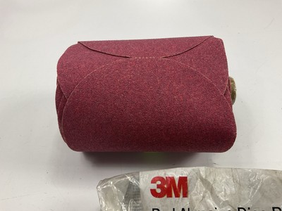 3M 01610 5'' P80 Grit (80 Grit) Red Abrasive Sanding Discs, Roll Of 100