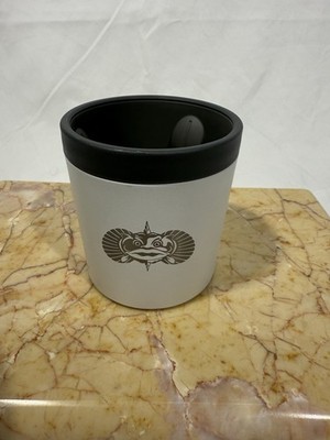 Toadfish Insulated The Anchor Stainless Steel White Non-Tipping Cup Holder