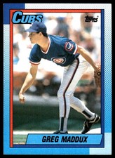 Greg Maddux 1990 Topps #715 Chicago Cubs MLB READ FREE SHIPPING AutographDen