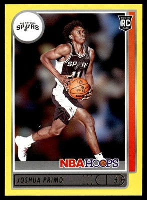 2021-22 Hoops Joshua Primo Rookie San Antonio Spurs #220
