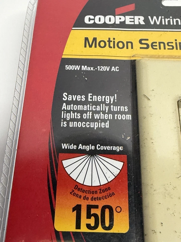 Occupancy sensor cooper By Cooper Wiring Devices 500W/400W Step Up 3 Way Single - Image 2 of 4