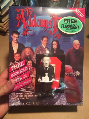ADDAMS FAMILY CEREAL-, RALSTON PURINA  LURCH unopened sealed flashlight