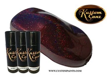 Kustom Canz Rainbow XL Red 12oz Aerosol Can Kit Custom Paint, HOK, 