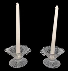 Vintage Fenton Art Deco San Toy Candle holders s/2