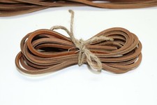 US Premium Leather Boot or Shoe Laces 72 inches natural medium brown Pair E7849