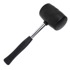35oz HEAVY DUTY RUBBER MALLET BUILDING TILING DIY HAMMER CHISEL DAMAGE FREE TOOL
